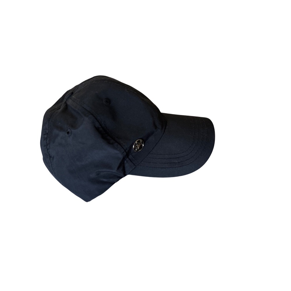 Gaiam Womens Black Nylon Baseball Cap Adjustable Running Yoga Hat Gorpcore Earth